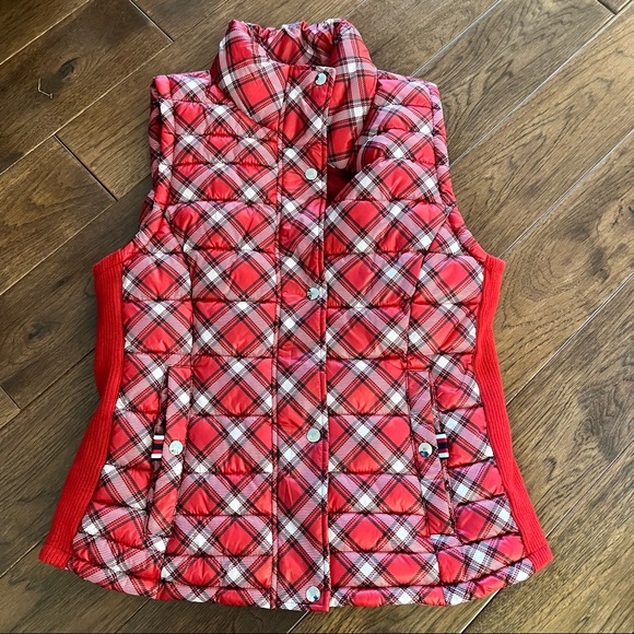Tommy Hilfiger Plaid Vest 